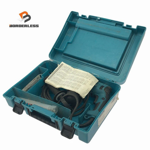 ☆中古品☆ makita マキタ 100V 18mm ハンマドリル HR1830F 青/ブルー本体+パーツ+ケース ケース 穴あけ 穿孔 ハンマー116919