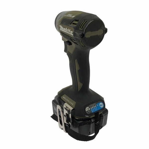 ☆中古美品☆makita マキタ 18V 充電式インパクトドライバー TD173DRGXO バッテリー2個(18V 6.0Ah)充電器 ケース付 締付け113727 - 7