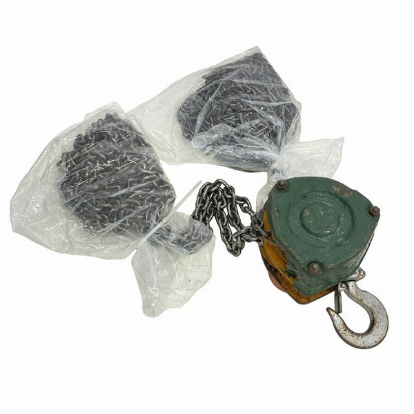 ☆中古品☆KITO キトーマイティ M3形 CB010 荷重1t/1トン 揚程2.5m チェーンブロック ホイスト 荷揚げ 吊り上げ 手動式117866 - 5