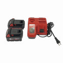 ☆中古品☆Milwaukee ミルウォーキー インパクトドライバ M18FQID バッテリ2個(18V3.0/5.0Ah) 充電器付き117079 - 10