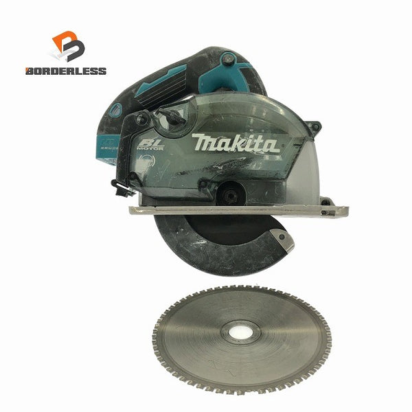 ☆中古品☆makita マキタ 18V 150mm 充電式チップソーカッター CS553D 本体のみ コードレス チップソー切断機 鉄工用 電動工具134196 - 1