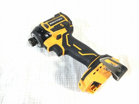 ☆中古品☆ BOKUYOKU ボクヨク 18V/20V 充電式インパクトドライバー BK-S20-01 黄色 本体のみ129145 - 0