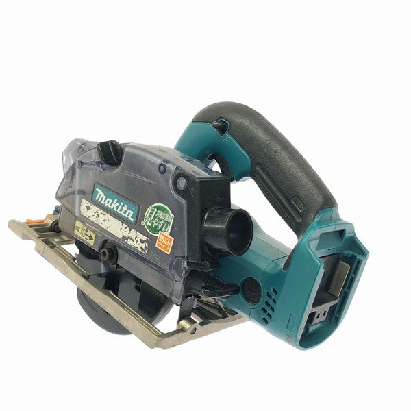 ☆中古品☆makita マキタ 14.4V 125mm 充電式防じんマルノコ KS521D 本体のみ コードレス 集じん丸のこ 防塵マルノコ 集塵丸のこ133855 - 4
