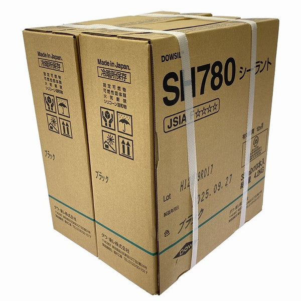 ☆未使用品2ケースセット☆ダウ・東レ株式会社 シーラント ブラック SH780  330ml×10本入×2ケースセット コーキング材 内装130896 - 4