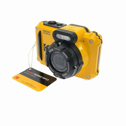 ☆未使用品☆ KODAK コダック 防水デジタルカメラ WPZ2 PIXPRO イエロー 防水防塵 耐衝撃 CALSモード 1600万画素 116596 - 0