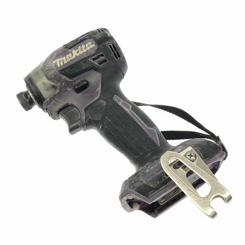 ☆中古品※コメント必読☆makita マキタ 18V 充電式インパクトドライバー TD173D パープル バッテリ1個(18V 6.0Ah) コードレス126081 - 0