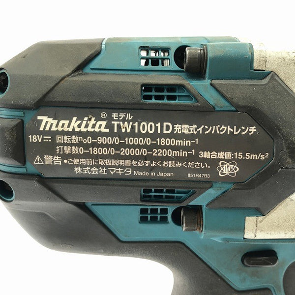 ☆中古品☆makita マキタ 18V 充電式インパクトレンチ TW1001DZ 本体のみ 電動工具 コードレス バッテリー式 自動車整備 おまけ付♪132592 - 8