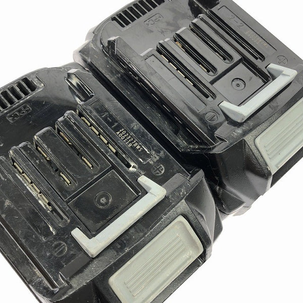 ☆中古品3点セット☆makita マキタ 40Vmax 2.5Ah 純正 リチウムイオンバッテリー2個 BL4025 急速充電器 DC40RA リチウムイオン電池134006 - 8