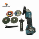 ☆中古品☆makita マキタ 18V 100mm 充電式ディスクグラインダー GA418D 砥石付き コードレス ディスクサンダー 研磨機 切断128480 - 1