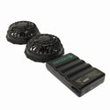☆中古品セット☆BURTLE バートル 13V エアークラフト専用バッテリー AC260 ファンユニット AC271 ファンケーブル＋ACアダプタ付128632 - 3