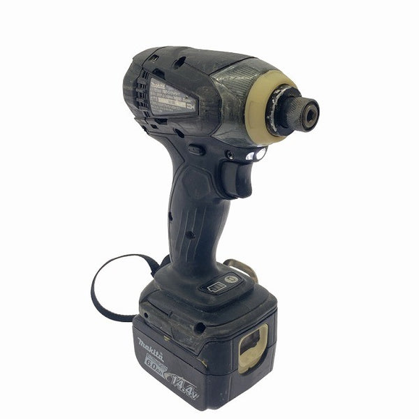 ☆中古品☆makita マキタ 14.4V 充電式インパクトドライバ TD134D バッテリー(14.4V 6.0Ah) 付き 電動工具 締め付け119147 - 3