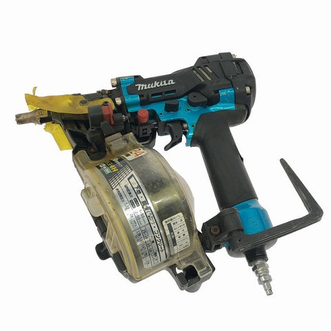 ☆中古品☆makita マキタ 50mm 高圧 エア釘打機 AN534HM 青 エア釘打ち機 ロール釘打機 ロール釘打ち機 コイルネイラ エア工具131773 - 0