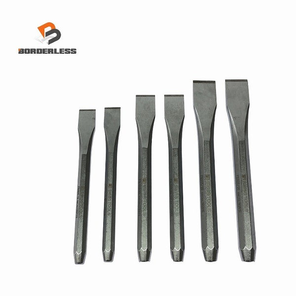 ☆美品6本セット☆PB スイスツール フラットチゼル PB805 18mm 22mm 25mm 平タガネ118702 - 1