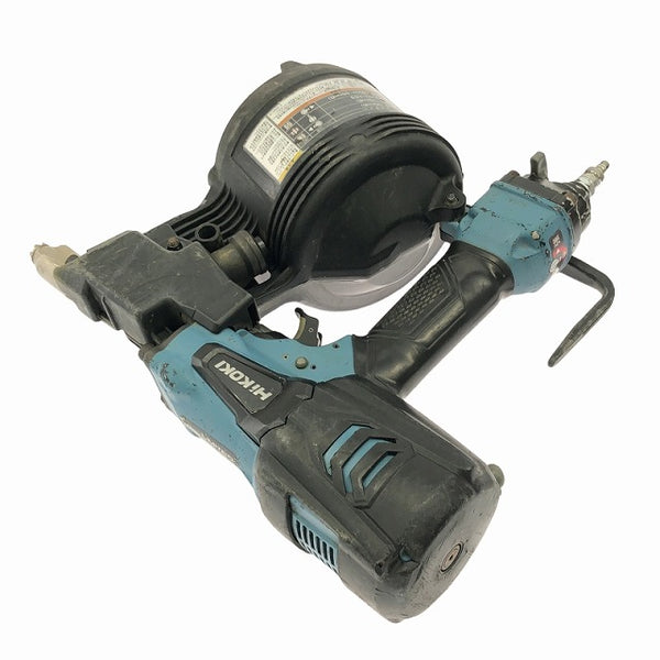 ☆中古品 限定色☆HiKOKI ハイコーキ 90mm 高圧 ロール釘打機 NV90HR2(SCB) 青/セームブルー コイルネイラ エア釘打機 - 5
