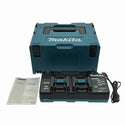 ☆極美品☆makita マキタ 40Vmax用 純正 2口急速充電器 DC40RB ケース付 リチウムイオンバッテリー用 2口充電器 二口急速充電器 - 3