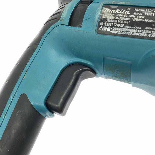 ☆中古品☆makita マキタ 100V 18mm ハンマドリル HR1830F ケース付 コード式 ハンマードリル 穴あけ 穿孔113466 - 9