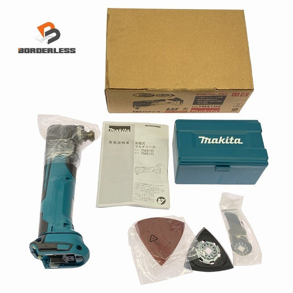 ☆未使用☆makita マキタ 14.4V 充電式マルチツール TM41DZ 本体 ツールボックス ブレード付き ※コメントあり120981 - 1
