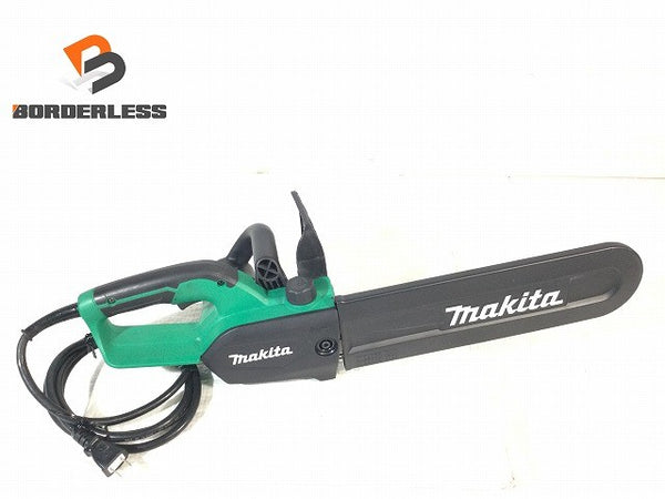 ☆比較的綺麗☆makita マキタ 100V 電動式チェンソー M503 ガイドバー300mm コード式 電気チェーンソー 電動工具 造園 伐採129266 - 1
