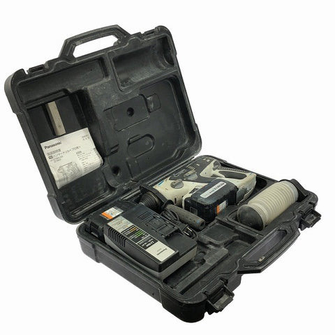 ☆中古品☆ Panasonic パナソニック 28.8V 充電ハンマードリル EZ7880 バッテリー2個(28.8V 3.1Ah)付き 充電器(EZ0L81)付き119366 - 0