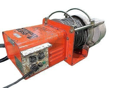 ☆中古品☆東京ジャイロ セビー高速ウィンチ W950CW-Ⅲ/W950CWⅢ リモコン付 電動ウインチ 荷揚げ機 最大荷重160Kg CW3　　　　　　115108 - 5