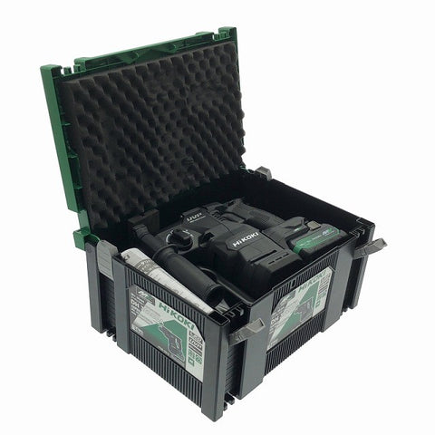 ☆未使用品☆ HIKOKI ハイコーキ 36V 28mm コードレスロータリハンマドリル DH3628DA(2XPBZ)バッテリー2個+充電器+ケース117679 - 0