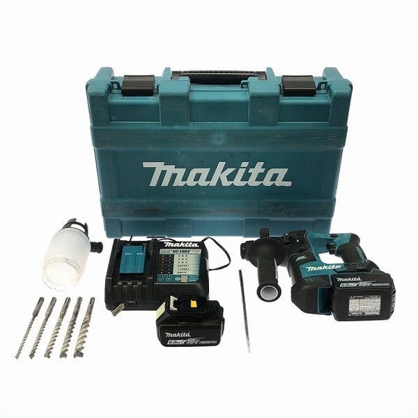 ☆比較的綺麗です☆makita マキタ 18V 17mm 充電式ハンマドリル HR171DRGX バッテリー2個(18V 6.0Ah) 充電器付き123908 - 3