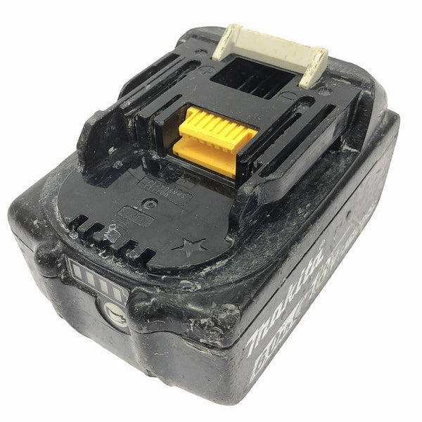 ☆中古品 76回と88回☆makita マキタ 18V 6.0Ah 純正 リチウムイオンバッテリー BL1860B(2個) 残量表示付 雪マーク138237 - 4