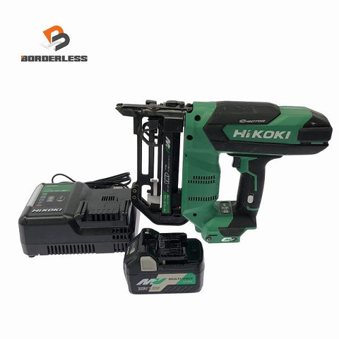 ☆中古品☆HiKOKI ハイコーキ 36V コードレスタッカー N3604DM バッテリ1個(BSL36A18) 充電器(UC18YDL2)付 充電式 電動工具132521