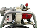☆中古品☆ハツタ 初田工業 200V モーターセット動噴 LP300DX-LK モータ(日立 2.2kW TFO-LK 4P) 本体(YS300DX) 高圧動力噴霧機131595 - 7