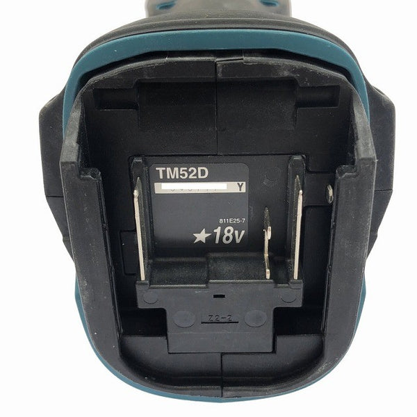 ☆中古品☆makita マキタ 18V 充電式マルチツール TM52D 本体のみ コードレス バッテリー式 カットソー マルチパワーツール 切削136226 - 9