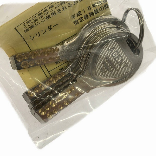 ☆未使用3個セット☆AGENT エージェント ディンプル取替用シリンダー LS5-LA シルバー ディンプルキー5本付 美和ロック対応129579 - 8