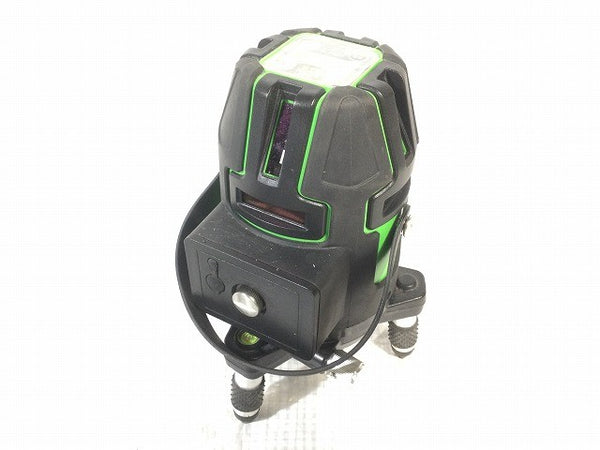 ☆比較的綺麗☆STS 電子整準式グリーンレーザー墨出器 ELG-440 バッテリー1個 充電器 受光機 付属品 ケース付き 測定 計測 光学116302 - 7