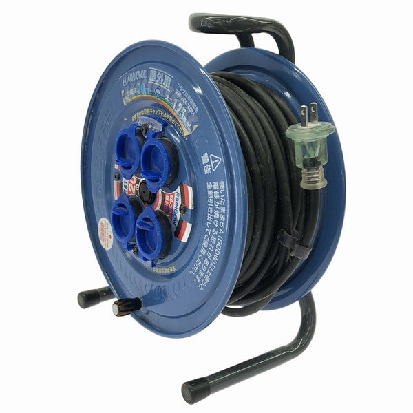 ☆中古品☆HATAYA ハタヤ 畑屋 100V 20m サンデーレインボーリール SS-20 屋外用 防雨型 電工ドラム コードリール 延長コード137192 - 3