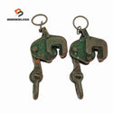 ☆中古品2個セット Eagle Clamp イーグルクランプ 鉄鋼用クランプ 縦つり用 0-20 荷重0.5ton 縦吊りクランプ 立吊りクランプ134080 - 1