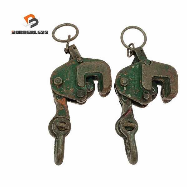 ☆中古品2個セット Eagle Clamp イーグルクランプ 鉄鋼用クランプ 縦つり用 0-20 荷重0.5ton 縦吊りクランプ 立吊りクランプ134080 - 1