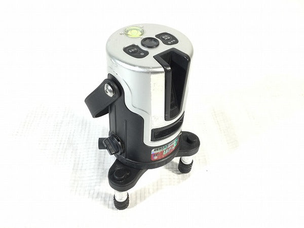 ☆中古品☆ DENSAN デンサン 墨出し器 LBP-3ZR 本体+パーツ+ケース ポイントライナー 計測113330 - 4