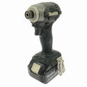 ☆中古品☆makita マキタ 18V 充電式インパクトドライバー TD173D 黒 バッテリ1個(6.0Ah)付 コードレス バッテリー式132290 - 2