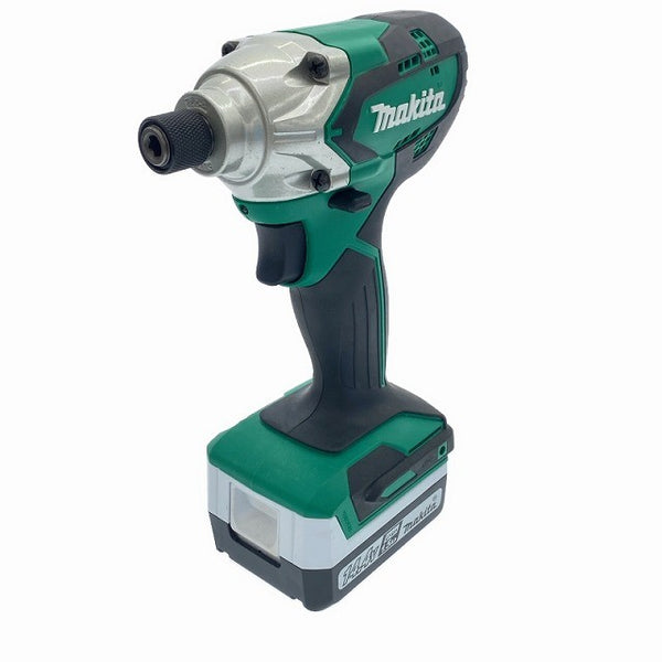 ☆美品☆makita マキタ 14.4V 充電式インパクトドライバー MTD001DSX バッテリー2個(14.4V 1.5Ah) 充電器 ケース付 コードレス - 4