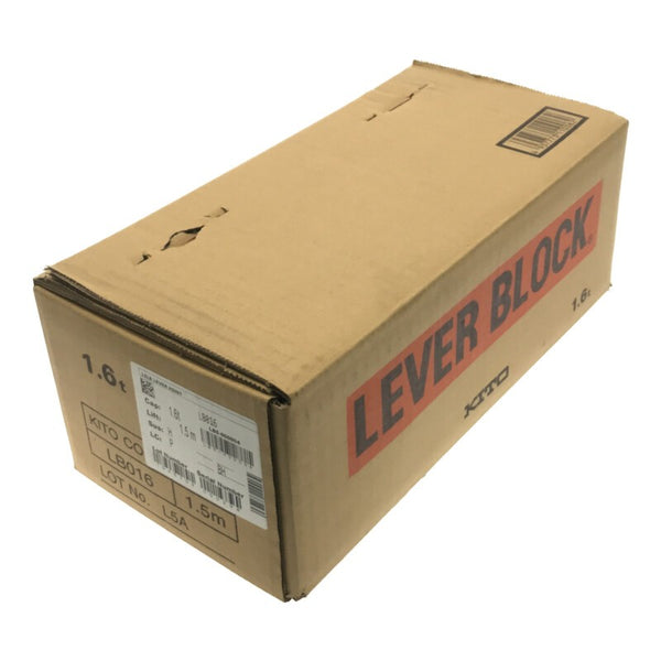 ☆未使用品☆KITO キトー レバーブロック L5型 LB016 荷重1.6t/1.6トン 揚程1.5m レバーホイスト ガッチャ129785 - 3