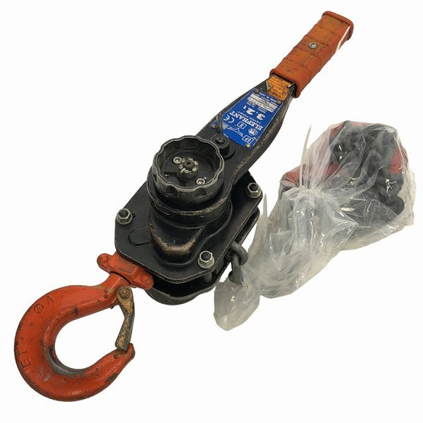 ☆中古品☆ELEFHANT 象印 エレファント 強力レバーホイスト YA-320 3.2TON 3.2ton 標準揚程1.5ｍ チェーンレバーブロック135675 - 4