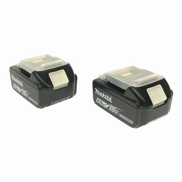☆極美品2個セット☆makita マキタ 18V 6.0Ah 純正 リチウムイオンバッテリー BL1860B 残量表示付 リチウムイオン電池 ※コメント有り118741 - 3