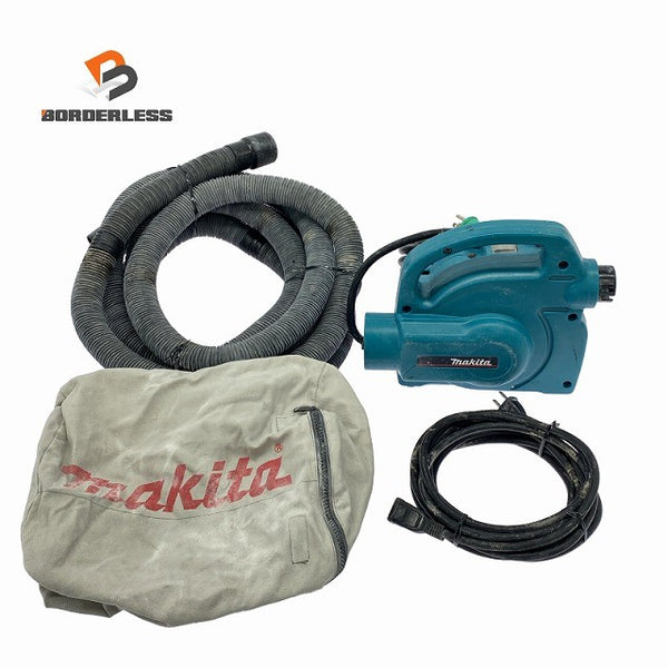 ☆中古品☆makita マキタ 100V 小型集じん機 450 集じん袋 破れ有ホース付 集塵機 掃除機 クリーナー130240 - 1
