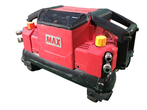 ☆中古品☆MAX マックス 常圧/高圧 エアコンプレッサー AK-HL1310E 赤/レッド 100V 11L AIモード Bluetooth エアーコンプレッサー118927 - 0