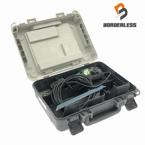 ☆中古品☆RYOBI リョービ 100V 小型レシプロソー RJK-120KT ケース付 コード式 電気のこぎり セーバソー セーバーソー115189 - 0