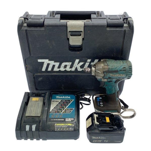 ☆中古品☆makita マキタ 18V 充電式インパクトレンチ TW300D バッテリー1個(18V 6.0Ah) 充電器 ケース付き118550 - 3