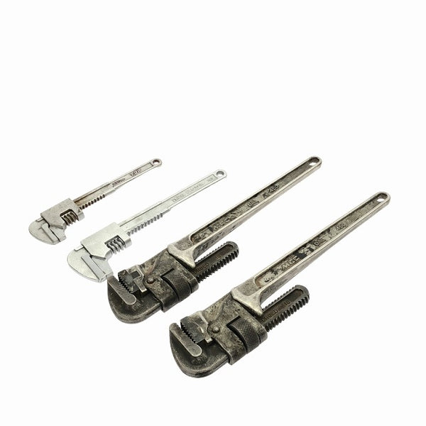 ☆中古品☆MCC 松坂鉄工所 パイプレンチ 450×2 TOP モーターレンチ MW-230 スーパーツール MFN280 モンキーレンチ MW36など - 2
