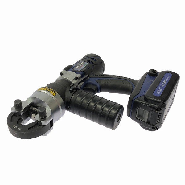 ☆中古品☆CACTUS カクタス 14.4V コードレス電動油圧式圧着工具 EV-250L バッテリ1個(1.2Ah) ダイス ケース付 充電式圧着機129534 - 4