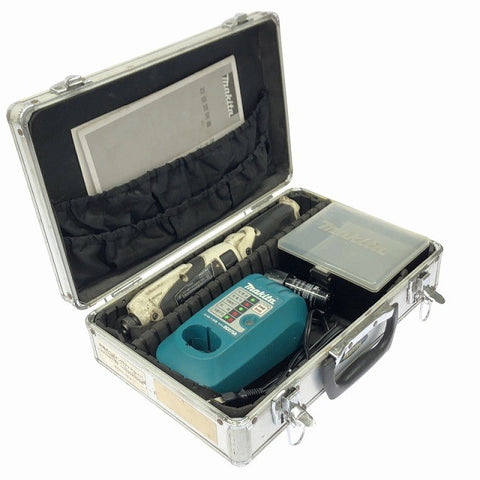 ☆中古品☆makita マキタ 7.2V 充電式ペンインパクトドライバ TD021D バッテリー2個(7.2V 1.5Ah) 充電器付 電動工具 締め付け125200 - 0