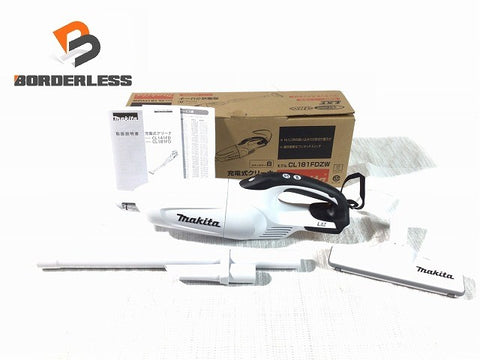 ☆未使用品☆makita マキタ 18V 充電式クリーナ CL181FDZW 本体のみ コードレス掃除機 内装 クリーナー 電動工具121363