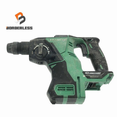 ☆中古品☆HITACHI 日立工機 18V 26mm コードレスロータリハンマドリル DH18DBL 本体のみ 充電式 バッテリー式 ハンマードリル114934